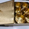 Masala Box Square - Brass Finishing