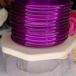 2.8 Plain Glass Bangles Assorted - (SET OF 6 dozen)