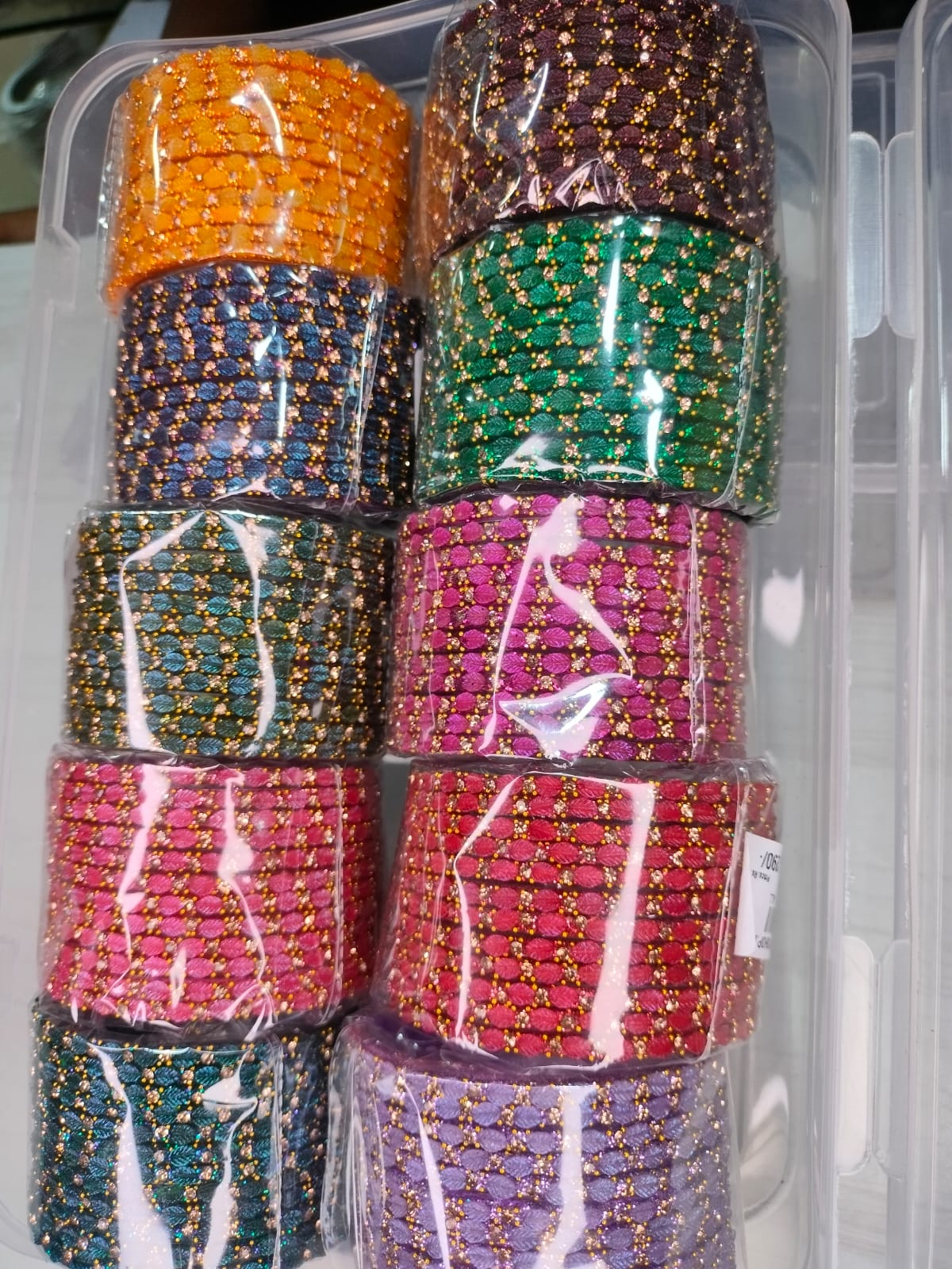 Leaf Glass Bangles Assorted – (All Sizes) – Vizag Party Shop