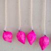 Hangings Lotus Pearl 1140 11″inch – (Set of 10pcs) SHOLAWOOD SHOLA WOOD