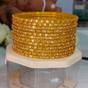 2.6 Dilkus Glass Bangles Assorted - (SET OF 6 dozen)