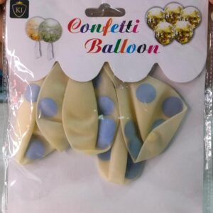 Confetti Balloons Assorted - 5pcs