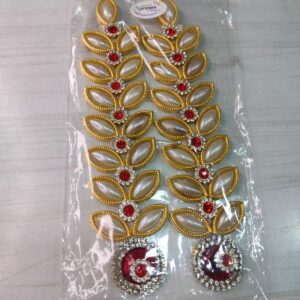 Rangoli Door Leaf Sticker - 6"inch