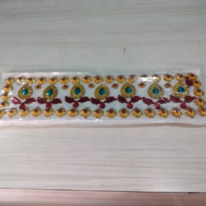 Rangoli New Border Assorted Sticker - 12"inch