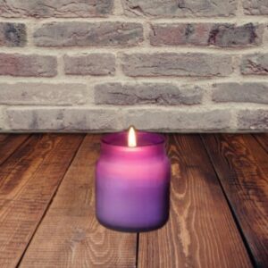 Candle Color Glass Jar 296