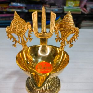 Brass Deepam Naamam - 5"inch