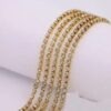 Golden Chain Stone Lace Decoration