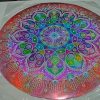 Muggu Floor Stickers Shiny Assorted 15″15″ (Set of 5pcs)