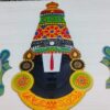 MDF SHANKU CHAKRA NAAMAM  BALAJI FACE  MDF BALAJI SET 22INCH (MDF BALAJI SET 22I 912)   -- MDF KGF WOOD PROPS