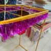 Curtains Tassel Shimmer Border - (All Colors)
