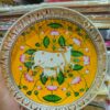 PICHWAI TRAY 6 INCH ROUND GSI IMITATION GERMAN SILVER (GSI TR PI R 6I 775) -  TRADITIONAL RETURN GIFTS