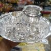 GSI POOJA THALI  set puja (IMITATION GERMAN SILVER ) — IMITATION GERMAN SILVER TRADITIONAL RETURN GIFTS