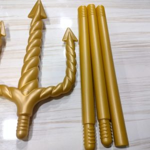 Trishul Gold Plastic PVC - Drama Play Props