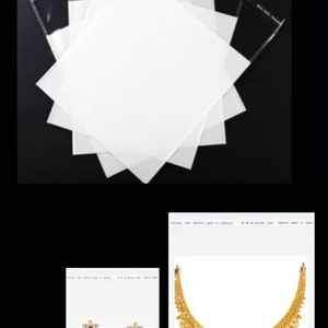 ADHESIVE WHITE PACKING COVERS