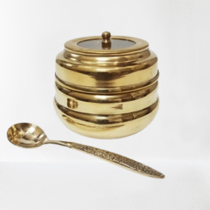 Ghee Jar Box Round Transparent— TRADITIONAL RETURN GIFTS