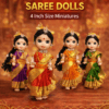 AMMAY STANDING Cultural Dolls Mini Female 4" inch - Traditional Dolls