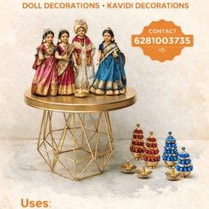 PLATE DECORATION STAND CAKE STAND MAT STYLE HEXA STAND (CS GOLD 1596) kavidi stand