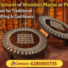 WOODEN MANAI PEETALU KOLAM (PACK OF 2)