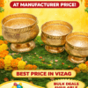 CLR Urli Haldi Water Bowls Gangalam - 3pcs SET ASSORTED SIZES