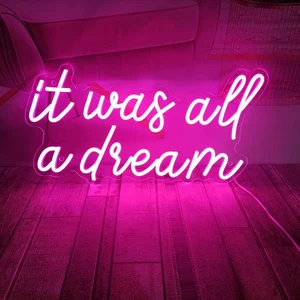 Neon IT WAS ALL A DREAM - PINK
