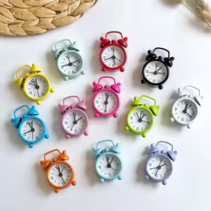 Miniature Mini Alarm Clock ANALOG Table decor