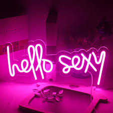 Neon HELLO SEXY - PINK