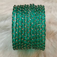 2.4 Cinema Glass Bangles Assorted – (SET OF 6 dozen)