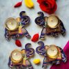 T Lights Gaja Elephant Holder - (SET OF 4pcs)