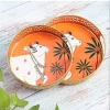 BRASS IMITATION Tray Pichwai Round -  TRADITIONAL RETURN GIFTS