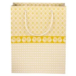 Paper Bags Classic Damask 10"x12"inch - (Set of 25pcs)