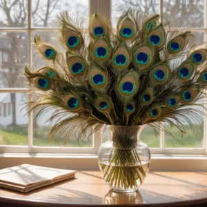 Peacock Feathers - (Shedded, Cruelty-Free)