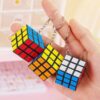 RUBIX CUBE 12PC PER PACK KEYCHAINS RUBIC