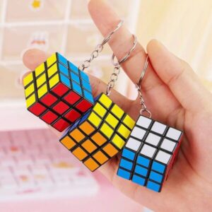 RUBIX CUBE 12PC PER PACK KEYCHAINS RUBIC