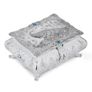 Peacock Enamel Jewel Casket - Gift Articles
