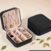 Jewellery Organiser Box Faux False Leather Assorted - JOE JOE MINI Travel