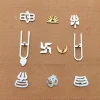 Stamp Metal Tilakam Set Baby (Set of 15pcs) -- – POOJA ESSENTIALS VARALAKSHMI VARALAXMI OR ANY POOJA VRATAM