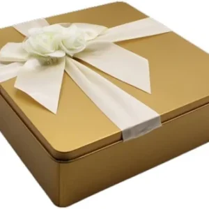 Metal Square Large Gift Box - Luxury Gifting Tins