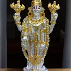Balaji Statue German Silver - 7"inch